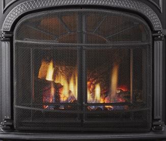 Vermont Castings Vermont Castings Intrepid Direct Vent Gas Stove (IntelliFire Touch ver.) Fireplace Finished - Gas