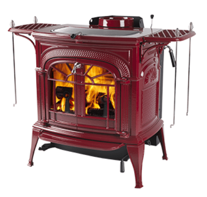 Vermont Castings Vermont Castings Intrepid Flexburn Wood Stove - Traditional Doors Black 0002115 Fireplace Finished - Wood