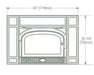 Vermont Castings Vermont Castings Montpelier II Wood Insert Fireplace Finished - Wood