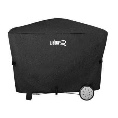 Weber Premium Grill Cover (Weber Q 2000 grills with Q cart and Weber Q 3000 series grills) 7112 Barbecue Accessories 077924035470