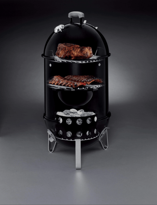 Weber Weber 14" Smokey Mountain Cooker 711001 Barbecue Finished - Charcoal 077924021206