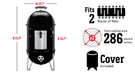 Weber Weber 14" Smokey Mountain Cooker 711001 Barbecue Finished - Charcoal