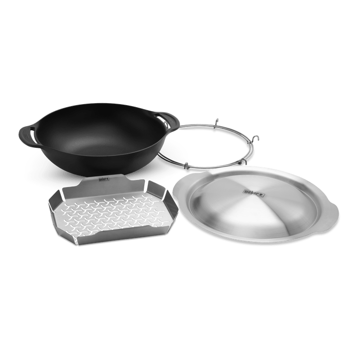 Weber WEBER CRAFTED Wok & Steamer Set - 7606 7606 Barbecue Accessories