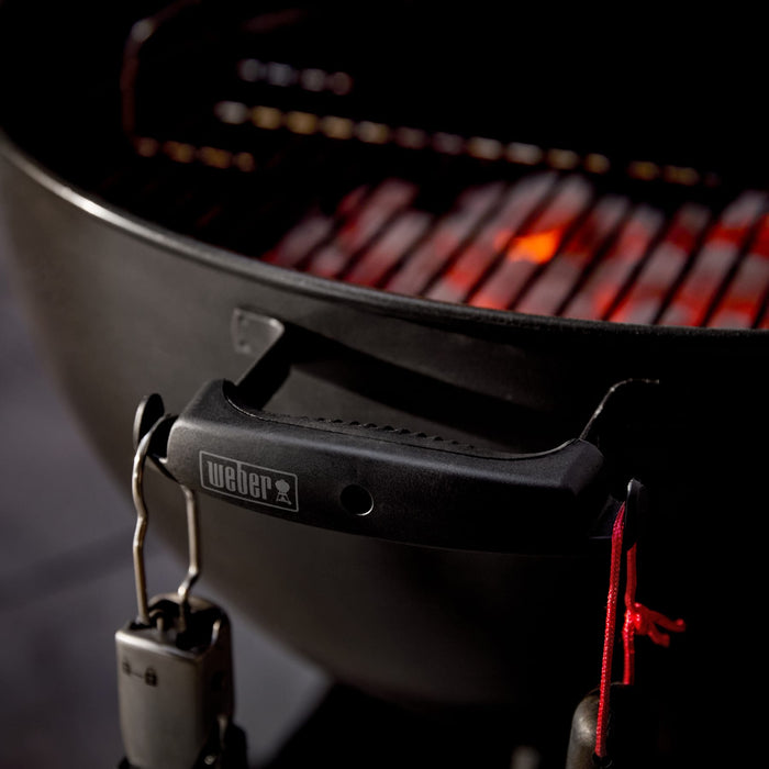 Weber Weber Original 22" Premium Kettle Charcoal Grill (Stealth) 1502254 Barbecue Finished - Charcoal