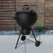 Weber Weber Original 22" Premium Kettle Charcoal Grill (Stealth) 1502254 Barbecue Finished - Charcoal