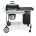 Weber Weber Performer Deluxe Charcoal Grill 22" Green 15507001 Barbecue Finished - Charcoal 077924032400