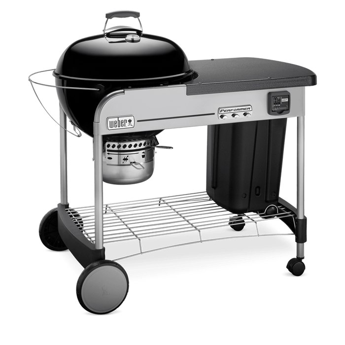 Weber Weber Performer Premium Charcoal Grill 22" Black 15401001 Barbecue Finished - Charcoal