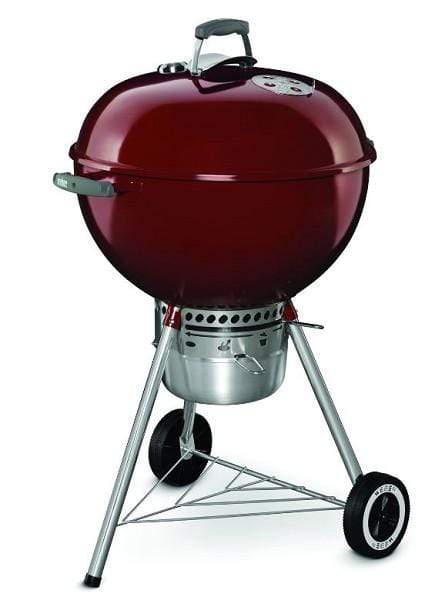 Weber Weber Premium Original 22" Kettle Charcoal Grill Crimson 14403001 Barbecue Finished - Charcoal