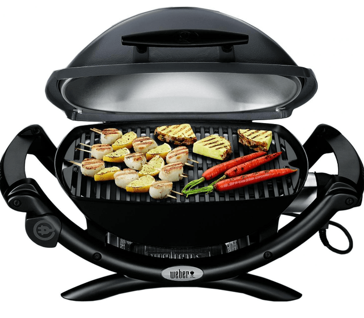 Weber Weber Q 1400 Electric Grill - Dark Gray 52020001 Barbecue Finished - Gas 077924024580
