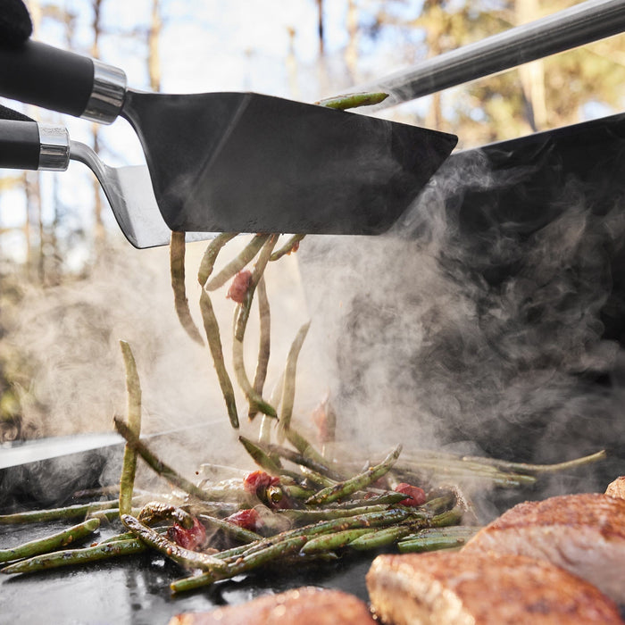 Weber Weber Slate 30" Rust-Resistant Griddle w/ Extendable Side Table Barbecue Finished - Gas
