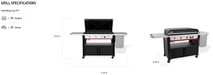 Weber Weber Slate 36" Rust-Resistant Griddle Barbecue Finished - Gas
