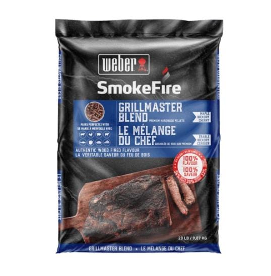 Weber Weber SmokeFire Premium Grillmaster Hardwood Pellets (20 lb.) - 190201 190201 Barbecue Accessories - Pellet 077924129698