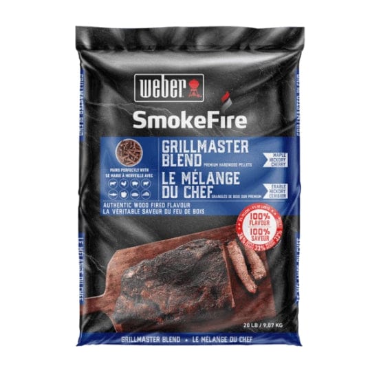 Weber Weber SmokeFire Premium Grillmaster Hardwood Pellets (20 lb.) - 190201 190201 Barbecue Accessories - Pellet