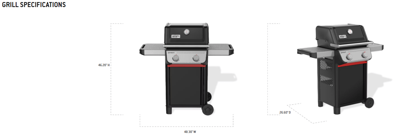 Weber Spirit E-210 Gas Grill — Chadwicks Hacks - Main Image