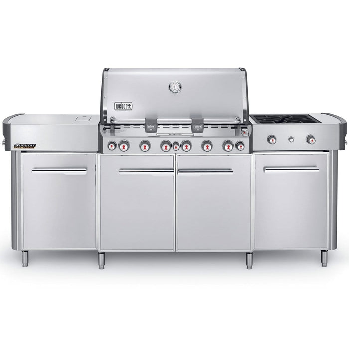 Weber Weber Summit Grill Center Propane / Stainless Steel 291001 Barbecue Finished - Gas 077924008900