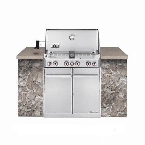 Weber Weber Summit S-460 Built-In Gas Grill Natural Gas 7260001 Barbecue Finished - Gas 077924006548