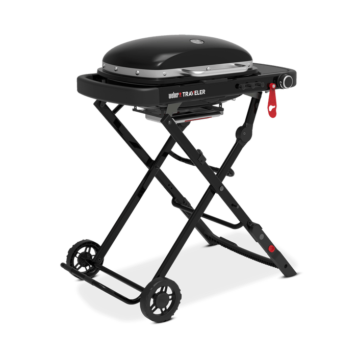 Weber Weber Traveler Compact Portable Gas Grill 1500460 Barbecue Finished - Gas