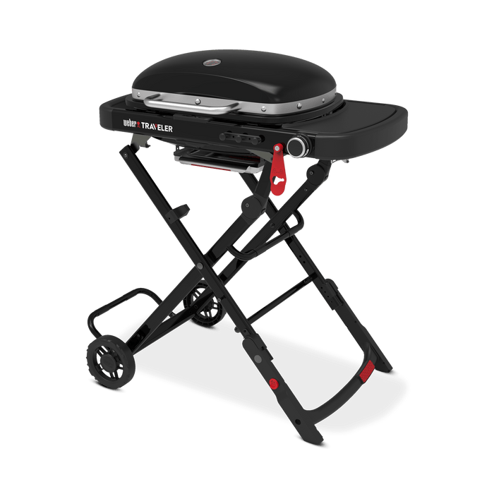 Weber Weber Traveler Compact Portable Gas Grill 1500460 Barbecue Finished - Gas