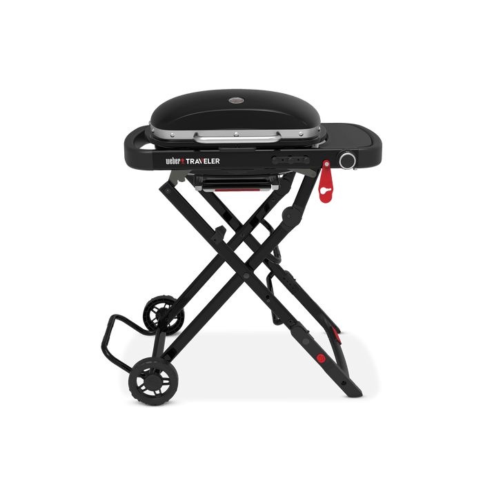 Weber Weber Traveler Compact Portable Gas Grill 1500460 Barbecue Finished - Gas