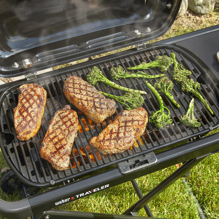 Weber Weber Traveler Portable Gas Grill 1501740 Barbecue Finished - Gas