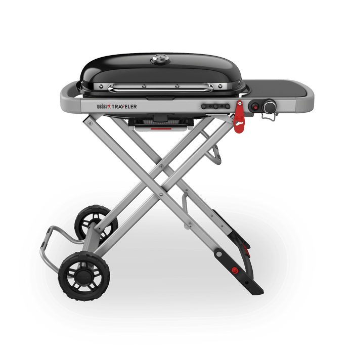 Weber Weber Traveler Portable Gas Grill (Black) 9010001 Barbecue Finished - Gas 077924158421