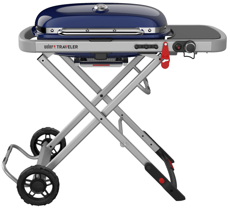 Weber Weber Traveler Portable Gas Grill (Blue) 9020001 Barbecue Finished - Gas