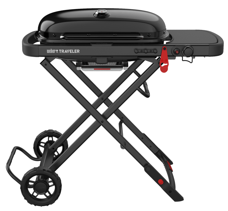 Weber Weber Traveler Portable Gas Grill (Stealth) 9013001 Barbecue Finished - Gas