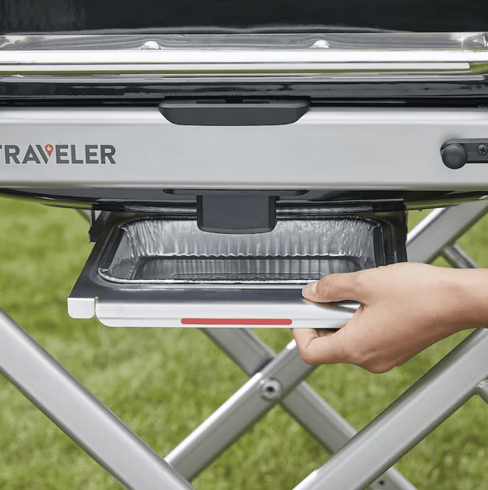 Weber Weber Traveler RV Portable Gas Grill 9011701 Barbecue Finished - Gas 077924162732