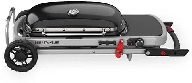 Weber Weber Traveler RV Portable Gas Grill 9011701 Barbecue Finished - Gas 077924162732