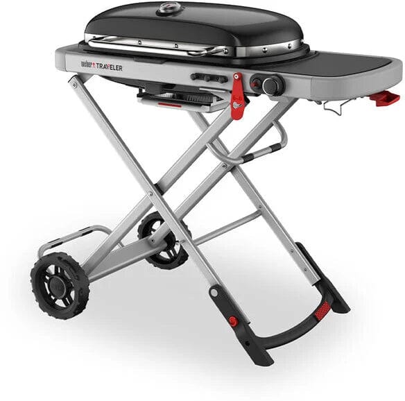 Weber Weber Traveler RV Portable Gas Grill 9011701 Barbecue Finished - Gas 077924162732