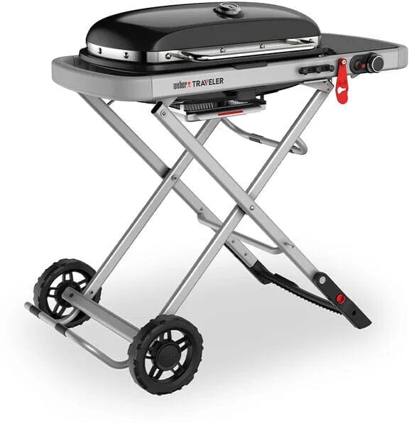 Weber Weber Traveler RV Portable Gas Grill 9011701 Barbecue Finished - Gas 077924162732