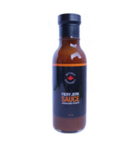 Wicked Gourmet Accents Ltd. Wicked Gourmet - Fiery Jerk Sauce (355mL) WG-S-JER Barbecue Accessories