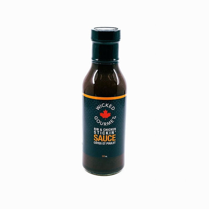 Wicked Gourmet Accents Ltd. Wicked Gourmet - Rib Sticking Rib & Chicken Sauce (355mL) WG-S-RIB Barbecue Accessories