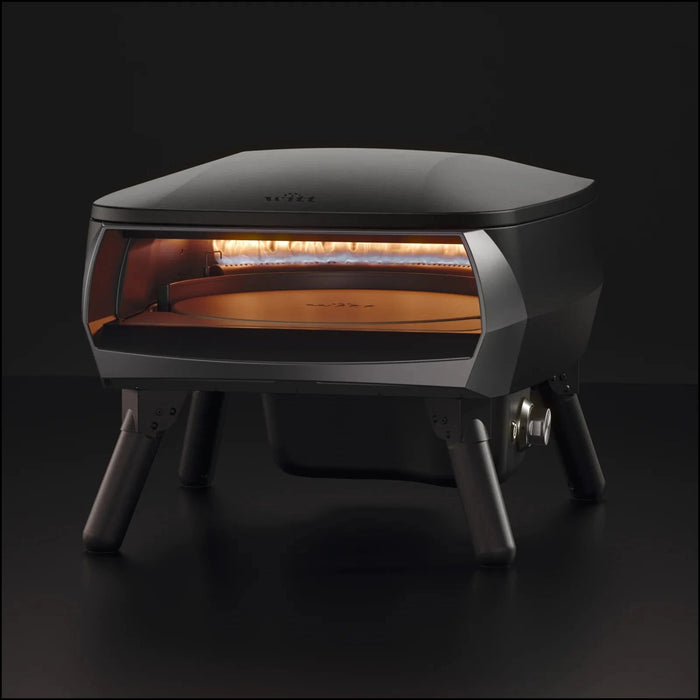 Witt Pizza Witt PICCOLO Rotante 13" Pizza Oven Black WI80650188 Barbecue Finished - Gas