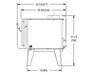 WoodPro WoodPro 100 Wood Stove FF-WP-100 Fireplace Finished - Wood