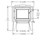WoodPro WoodPro 200 Wood Stove FF-WP-200 Fireplace Finished - Wood