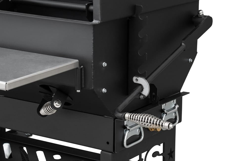 Yoder Chrome Stack Yoder 24x36 Flat Top Charcoal Grill (Dual Smoke Stack) — Chadwicks & Hacks