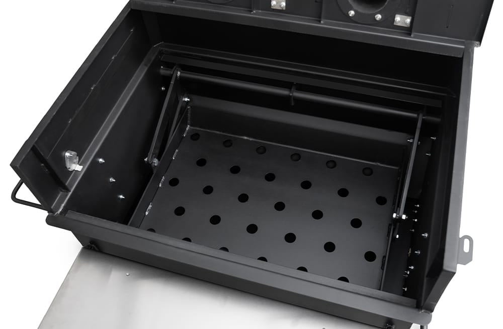 Yoder Chrome Stack Yoder 24x36 Flat Top Charcoal Grill (Dual Smoke Stack) — Chadwicks & Hacks