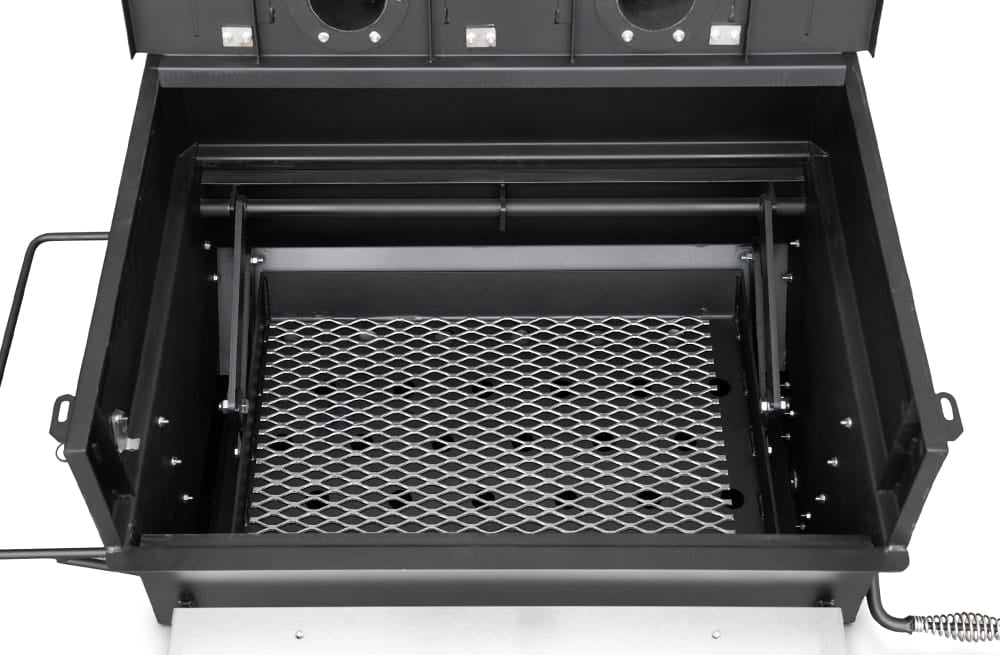 Yoder Chrome Stack Yoder 24x36 Flat Top Charcoal Grill (Dual Smoke Stack) — Chadwicks & Hacks