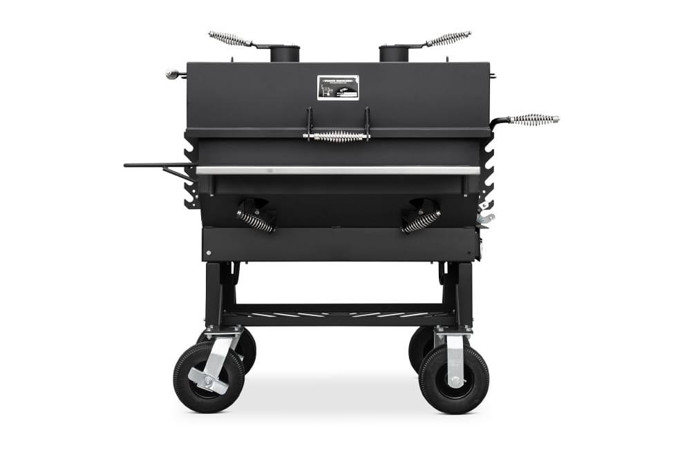 Yoder Yoder 24x36 Flat Top Charcoal Grill (Dual Smoke Stack) 5331X42-000 Barbecue Finished - Charcoal