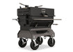 Yoder Yoder 24x36 Flat Top Competition Charcoal Grill (Dual Smoke Stack) Barbecue Finished - Charcoal