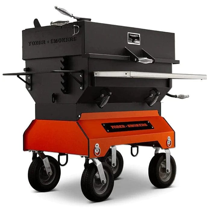 Yoder Yoder 24x36 Flat-top Competition Grill on Comp Cart A48641 Barbecue Finished - Charcoal