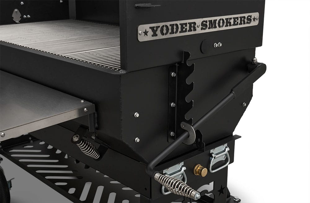 Yoder Yoder 24x48 Flat Top Charcoal Grill (Dual Smoke Stack) 5431X42-000 Barbecue Finished - Charcoal