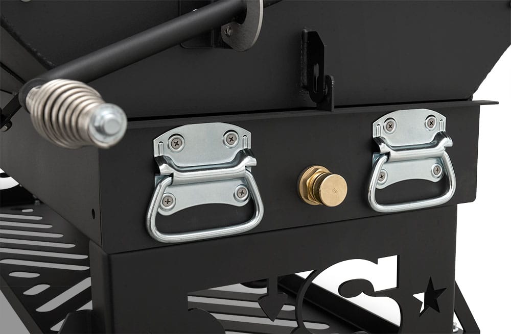 Yoder Yoder 24x48 Flat Top Charcoal Grill (Dual Smoke Stack) 5431X42-000 Barbecue Finished - Charcoal