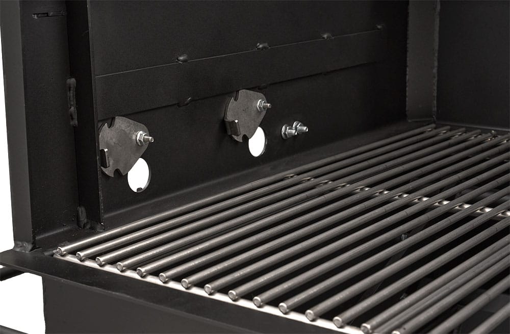 Yoder Yoder 24x48 Flat Top Competition Charcoal Grill (Dual Smoke Stack) Barbecue Finished - Charcoal