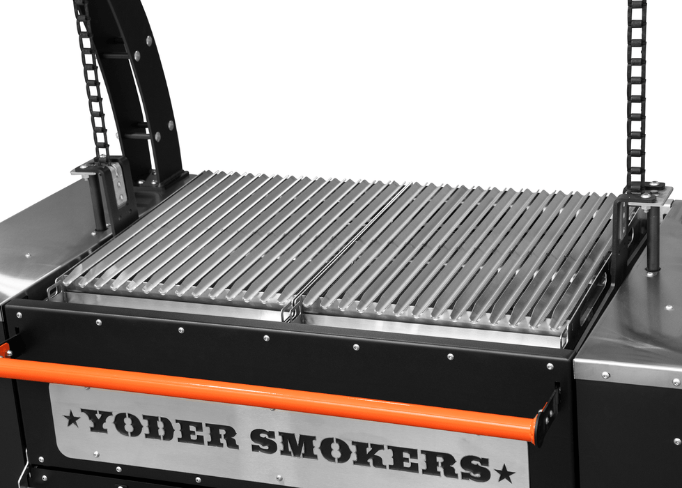 Yoder Yoder 36" El Dorado Santa Maria Built-in Charcoal Grill A411118 Barbecue Finished - Charcoal