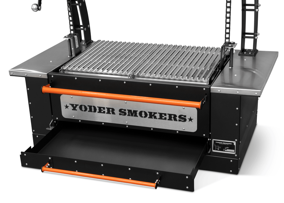 Yoder Yoder 36" El Dorado Santa Maria Built-in Charcoal Grill A411118 Barbecue Finished - Charcoal