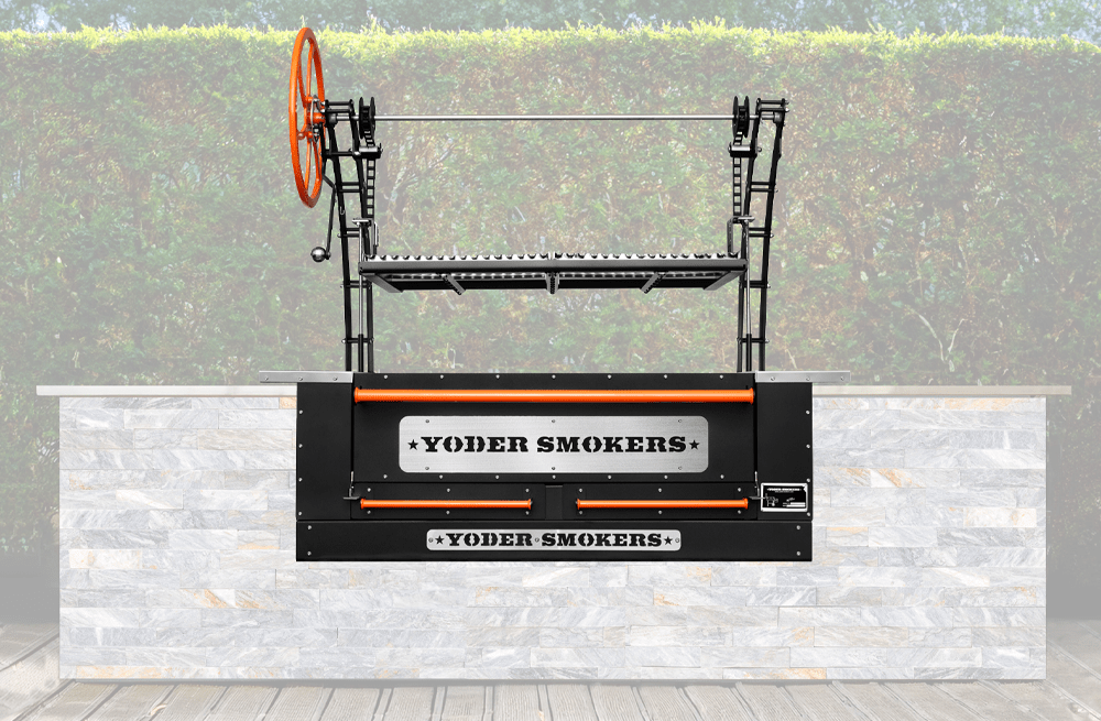 Yoder Yoder 42" El Dorado Santa Maria Built-in Charcoal Grill A411117 Barbecue Finished - Charcoal