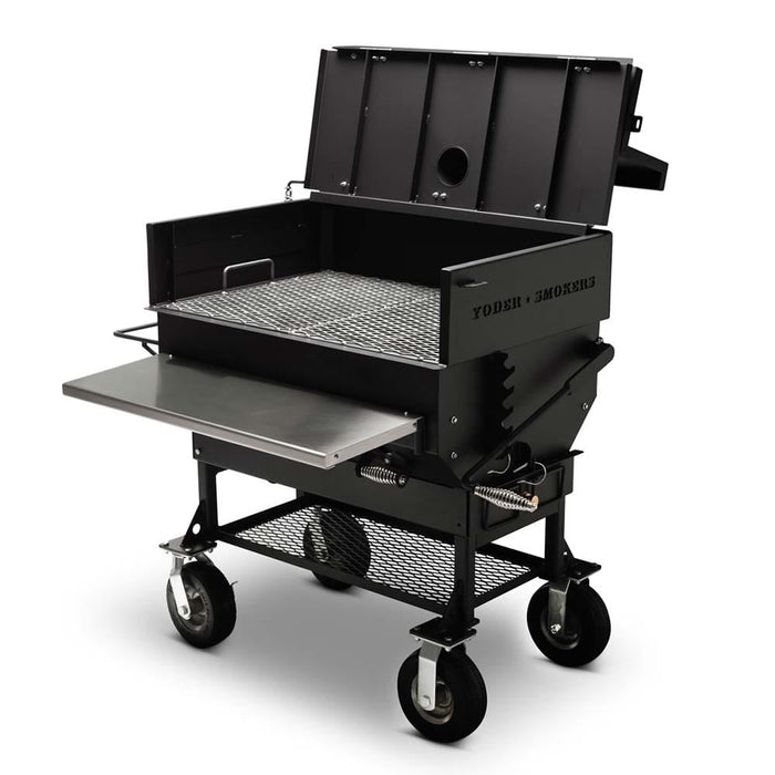 Yoder Yoder Flat Top Charcoal Grill (24" x 36") A45562 Barbecue Finished - Charcoal