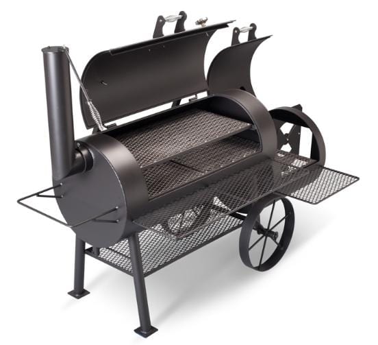 Yoder Yoder Kingman Offset Smoker A41486 Barbecue Finished - Charcoal